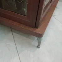 ویترین چوبی گردویی سالم|بوفه، ویترین، کنسول|فردیس, منظریه|دیوار