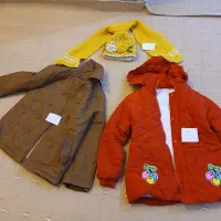 کاپشن وکلاه وشال گردن دخترانه|کفش و لباس بچه|سرپل ذهاب, |دیوار