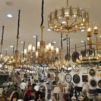 لوستر 12 شعله پیانو انتیک کار تهران عمده و تک|لوستر و چراغ آویز|مشهد, توس (بلوار توس)|دیوار