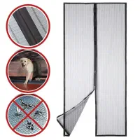 پرده مغناطیسی آهنربایی توری،پرداخت درب منزل