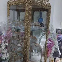 بوفه وساعت ایستاده تمام برنز برنج گل رزاصل نونو|بوفه، ویترین، کنسول|تهران, شکوفه|دیوار