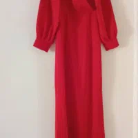 لباس مجلسی به رنگ قرمز سایز ۳۸/۴۰