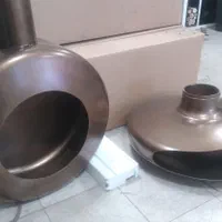 شومینه معلق شیپوری گازی و هیزمی