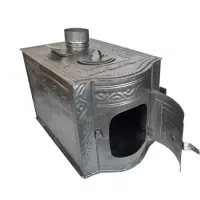 بخاری هیزمی طرحدار کباب پزدار دارای درب پخت و پز|بخاری، هیتر، شومینه|خرمآباد, |دیوار