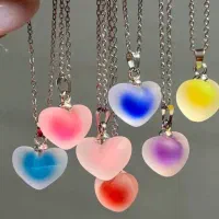 گردنبند قلب یخی تک و عمده