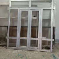 پنجره آلومینیوم در حد نو و کُم در اتاق|مصالح و تجهیزات ساختمان|تربت‌حیدریه, مظفریه|دیوار