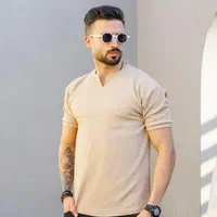 تیشرت یقه کوبایی در ۶ رنگ