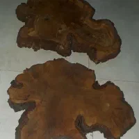 سینی چوبی روستیک ۲عدد|ظروف سرو و پذیرایی|کرج, فاز ۳ گوهردشت|دیوار