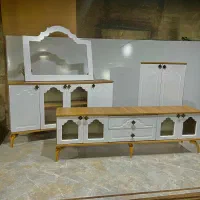 ست کنسول و آینه/mdf/انلاین|بوفه، ویترین، کنسول|شیراز, بهارستان|دیوار