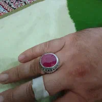 انگشتر نقره یاقوت بزرگ افریقایی|جواهرات|سنندج, |دیوار