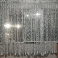 پرده سالم در حد نو رنگ طوسی|پرده، رانر، رومیزی|فشاپویه, |دیوار
