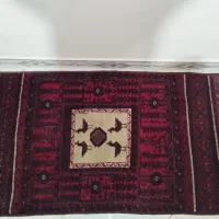 یک جفت قالیچه دست بافت پشمی قدیمی عتیقه