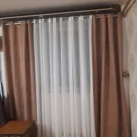 پرده پذیرایی برای دوتا پنجره|پرده، رانر، رومیزی|بندر انزلی, شالیور|دیوار