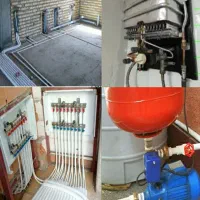 لوله کشی آب و فاضلاب و نصب لوازم بهداشتی و پمپ و..