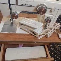 دو عدد چرخ خیاطی ژانومه 802 قیمت 21و26