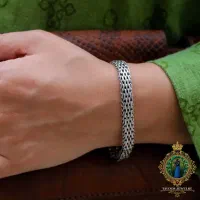 دستبند نقره زنانه مدل رولکسی ـ طراحی خاص و لوکس|جواهرات|زاهدان, |دیوار