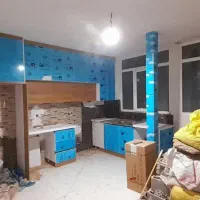 نصب وشتشوی پرده ،نصب لوستر ،کابینت،برق کاری