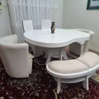 میز ناهار خوری ۶نفره|میز و صندلی غذاخوری|قائن, |دیوار