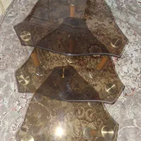 میز شیشه ای ۳تیکه