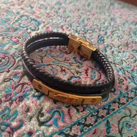 دستبند چرم پسرانه