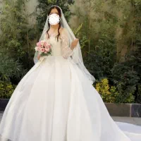 لباس عروس شیک به روزفقط جهت عکاسی۲ساعت پوشیده شده|لباس|چهاردانگه (تهران), |دیوار