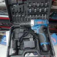 دریل شارژی ۱۸ ولت بوش ۲ باطری با جعبه ابزار