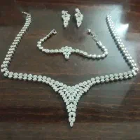 سرویس ست گردنبند-دستبند و گوشواره|جواهرات|گرمسار, |دیوار