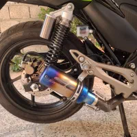 اگزوز موتورسیکلت SC قهرمانی (سایلنسر دار)|قطعات یدکی و لوازم جانبی|اصفهان, چرخاب|دیوار