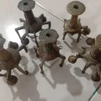 پارودان برنجی ضخیم قدیمی|کلکسیون اشیاء عتیقه|اصفهان, باغ دریاچه|دیوار