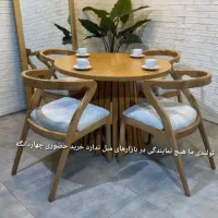 دلنیا میز ناهارخوری آرتودکس با صندلی مینیمال راش|میز و صندلی غذاخوری|تهران, ستارخان|دیوار