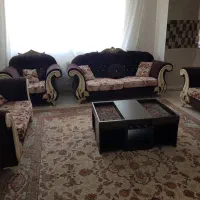 مبل ۷نفره سالم باجلومبلی ‌عسلی درحدنو|مبلمان خانگی و میز عسلی|جلفا, |دیوار