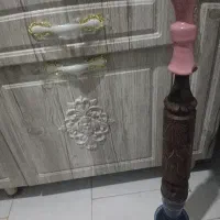 قلیان چوبی با طعم نعنا تقدیم میشه شلنگ چوبی ساده