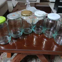 شیشه مربا وشوری|ظروف نگهدارنده، پلاستیکی، یک‌بارمصرف|مشهد, هفت تیر (نه دره)|دیوار