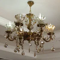 لوستر برنز 6شاخه