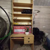 میز تحریر کامپیوتر و کتابخانه متصل و مجزا