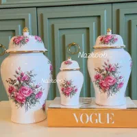 جینجر جار گلدان سرامیکی دکوری