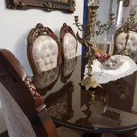 ناهار خوری چوب گردو ۶ نفره  مناسب جهیزیه|میز و صندلی غذاخوری|تهران, شهرک فرهنگیان|دیوار