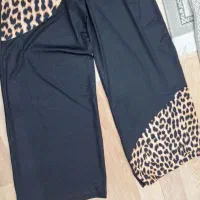 بلوز و شلوار و کمربند پلنگی