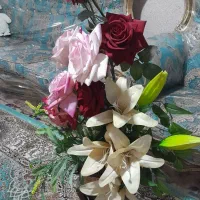 گل وگلدان|گل مصنوعی|چهارباغ, |دیوار