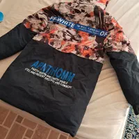 کاپشن وشلوار گرم مناسب برای پسربچه ۸تا ۱۰سال