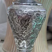 گلدان قدیمی عتیقه قلم زنی