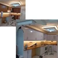 نصب تخصصی برچسب کابینت و حمام کاملا ضدآب