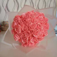 گل های روبانی با رنگ های مختلف|گل مصنوعی|یزد, |دیوار