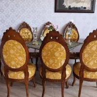 مبل سلطنتی با میز نهار خوری|مبلمان خانگی و میز عسلی|صدرا-فارس, فاز ۲|دیوار