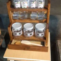 استند چوبی /کافی بار/ نظم دهنده اشپزخانه|آب‌چکان و نظم‌دهنده ظروف|تهران, خرمشهر|دیوار