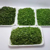 انواع سبزی خردشده پاک شده خشک‌ شده