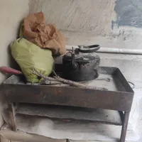 کتری زغالی منقل اهنی بزرگ