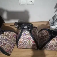 ست جا قابلمه ای مسافرتی|سفره، حوله، دستمال آشپزخانه|شیراز, ریاستی|دیوار