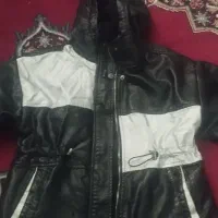 کاپشن چرم دخترانه