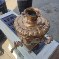 سماور مسبار پایه کور دست دلبر|کلکسیون اشیاء عتیقه|تهران, زیبادشت|دیوار